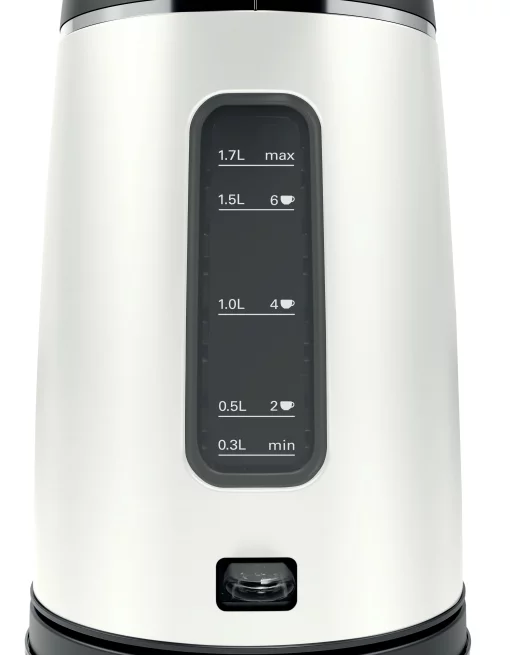 Електрочайник Bosch, 1.7л, метал, білий